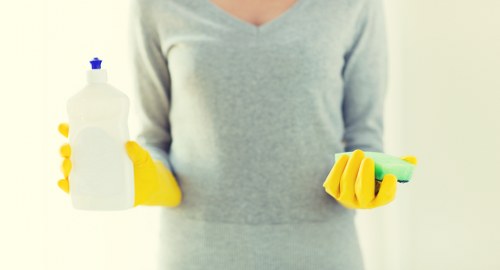 Professional fabric stain removal process in a Sidcup property